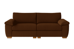 Jumbo Cord Sectional 2-Seater Sofa – Deep Cushioned Couch with Soft Fabric & Space-Saving Split Design | Compact Couch for Modern Living Rooms