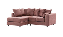 Plush Velvet 4 Seater Corner Sofa