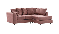 Plush Velvet 4 Seater Corner Sofa