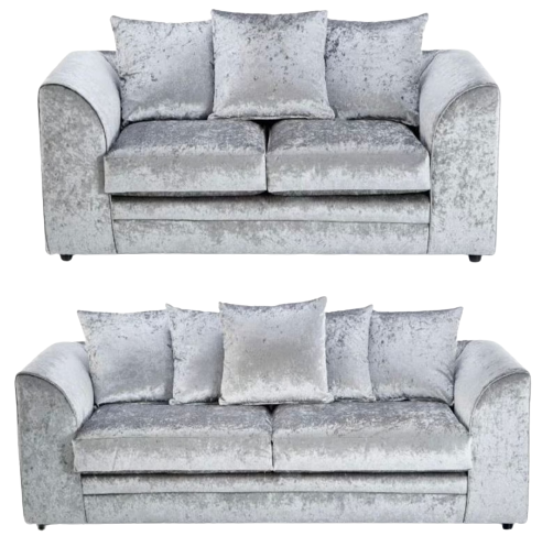 Crushed Velvet (3+2) Seater Sofa