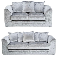 Crushed Velvet Seater Sofa