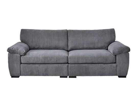 Jumbo Cord Sectional 3 Seater Sofa – Plush Support & Soft Cord Fabric, Space-Saving Split Design, Comfortable Sofa for Modern Living Rooms