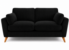 Sofa Selection Harlow High Back 2 Seater - Black