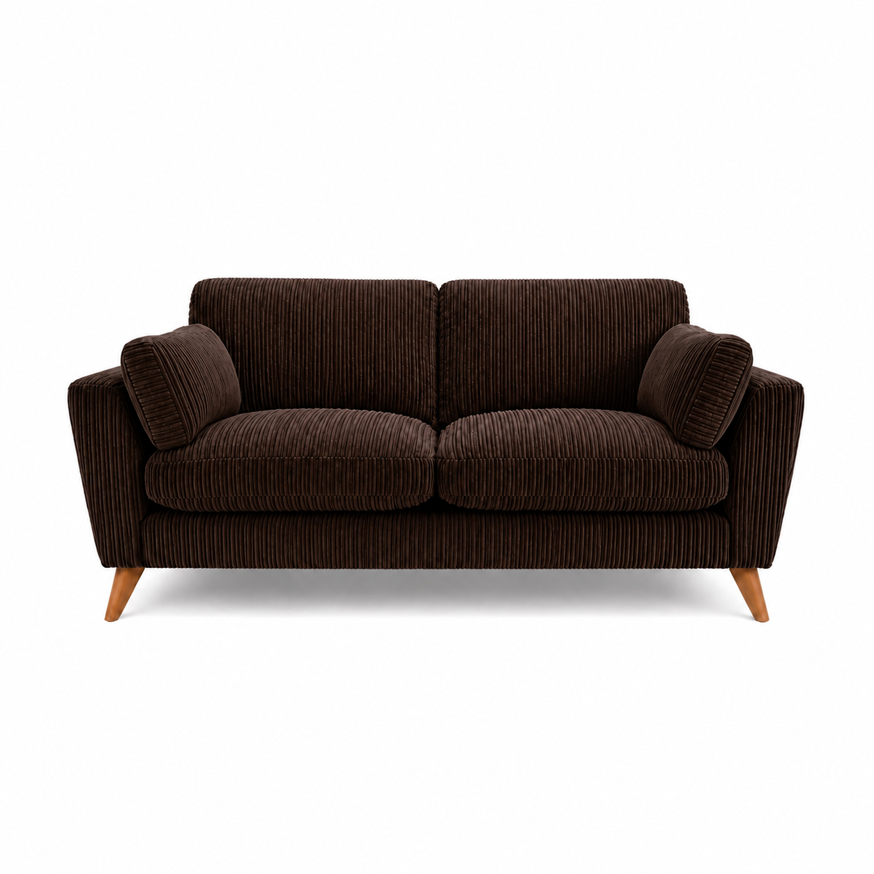 Sofa Selection Harlow High Back 3 Seater - Brown
