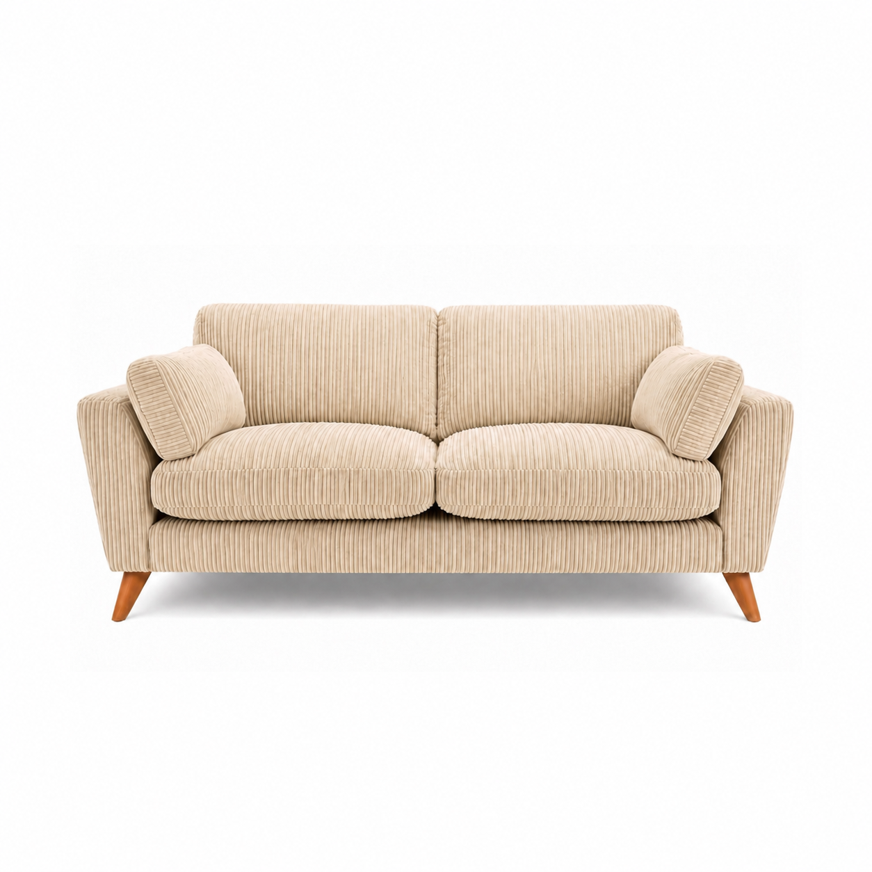Sofa Selection Harlow High Back 3 Seater - Cream