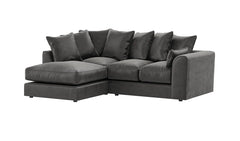 Plush Velvet 4 Seater Corner Sofa