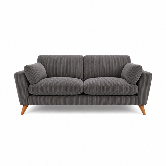 Sofa Selection Harlow High Back 3 Seater - Grey