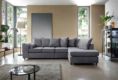 Jumbo Cord 5 Seater Corner Sofa Sofa Selection UK