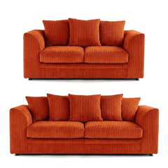 Jumbo Cord (Scatter Back) (3+2) Seater Sofa