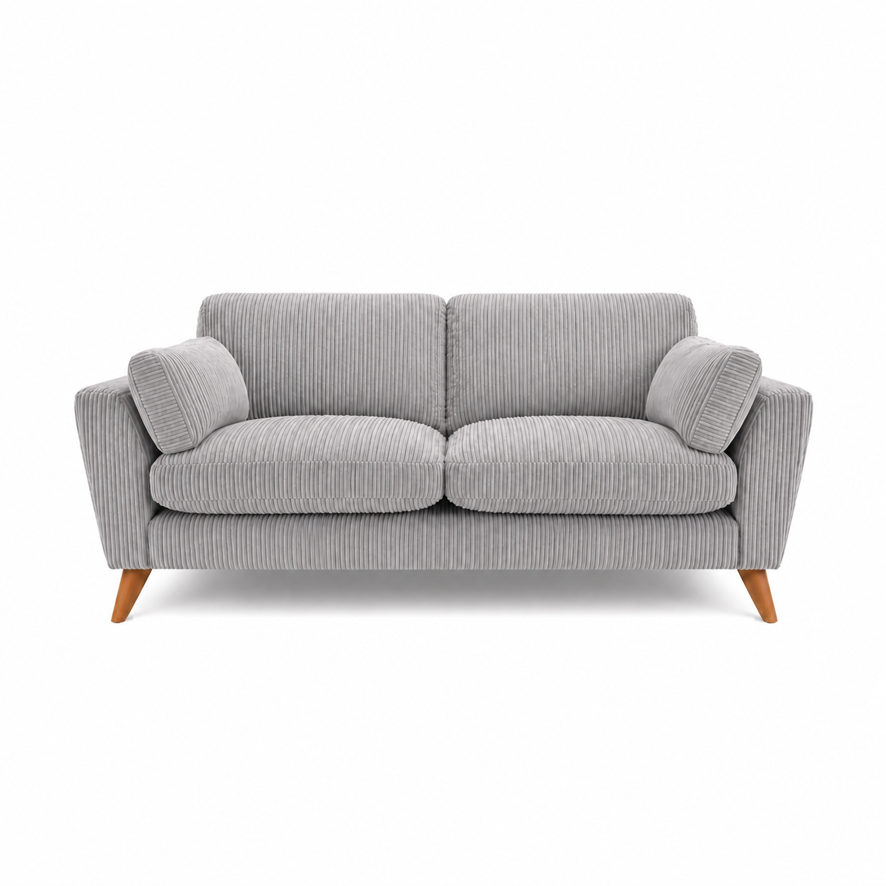 Sofa Selection Harlow High Back 3 Seater - Silver