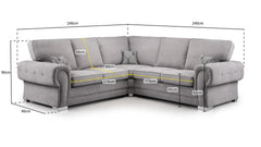 Verona 5 Seater Corner Sofa