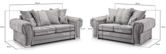 Verona (Scatter Back) (3+2) Seater Sofa